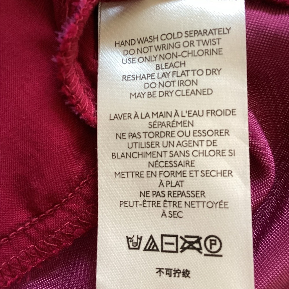 Anthropologie NWT Melody Velvet Tunic Dress Size  XXSP RED - Picture 10 of 10